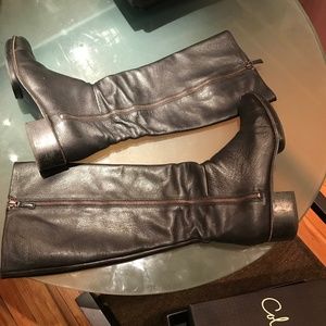 Cole Haan Black Leather Boots